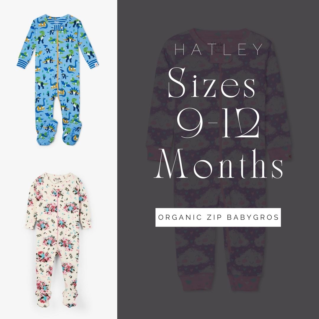 Hatley Organic Babygro 9 - 12 months - SIZE 1